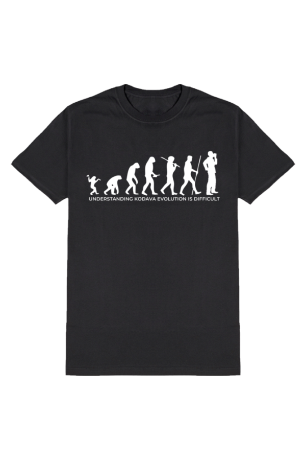 Kodava Evolution - Black Tshirt